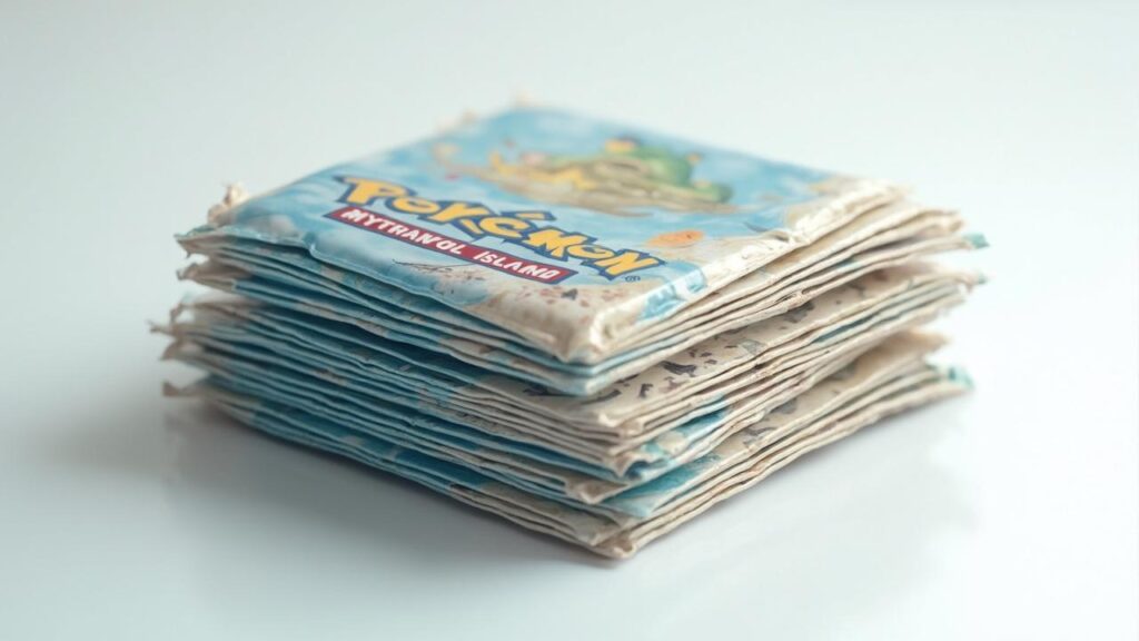 Une pile de paquets de chips emballés portant la marque Pokémon.