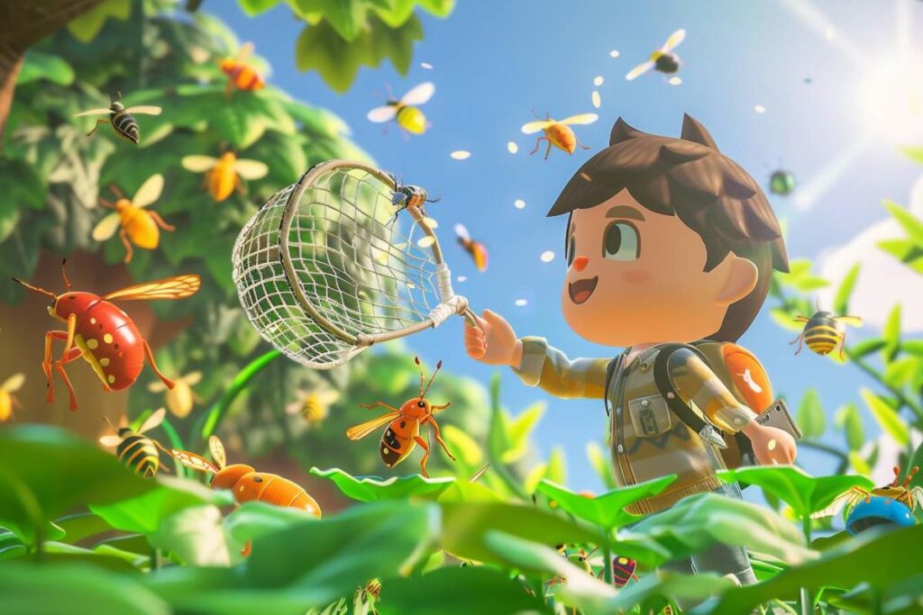 Les joueurs d'Animal Crossing : New Horizons attrapaient mal les insectes depuis 4 ans - Nintendo