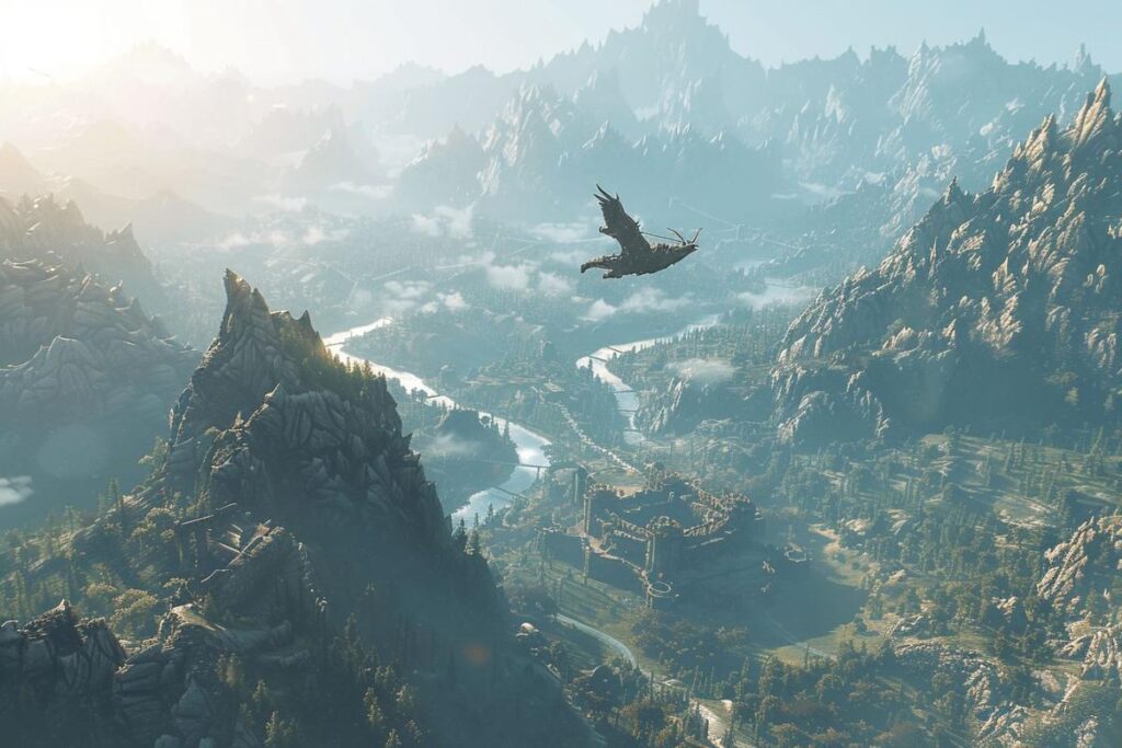 Les joueurs de Skyrim stupéfaits d'apprendre qu'on peut voler à travers la carte sans mods