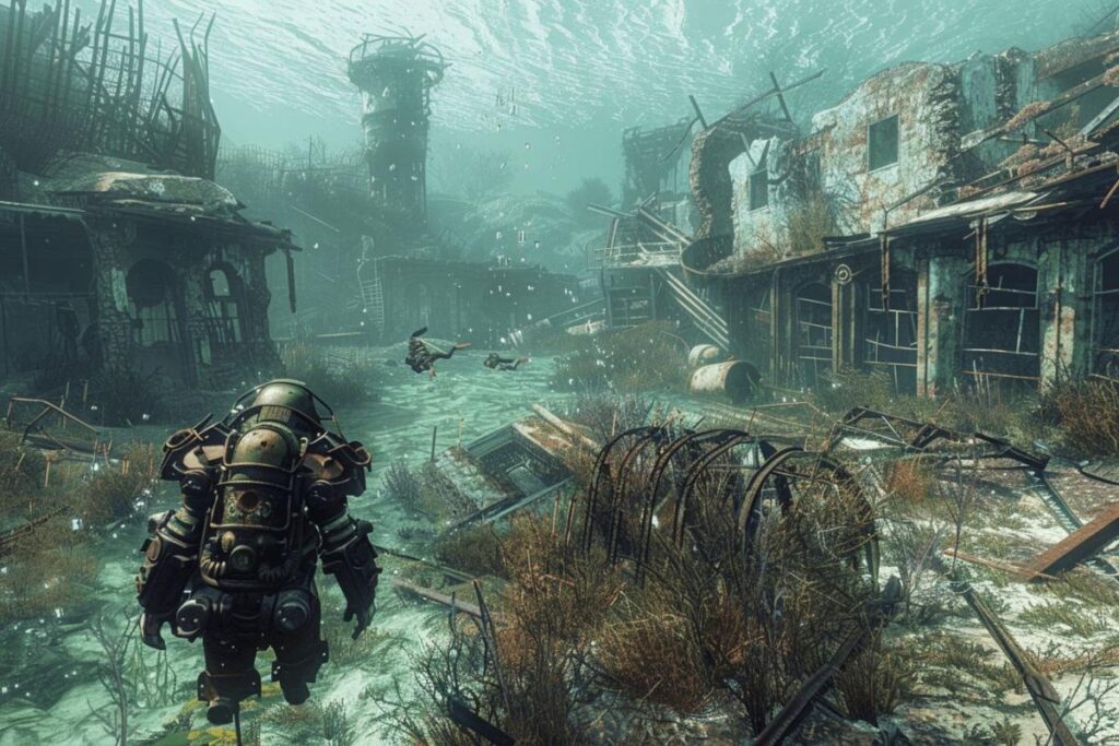 Des joueurs de Fallout 4 découvrent une zone sous-marine cachée que nous avons tous manquée
