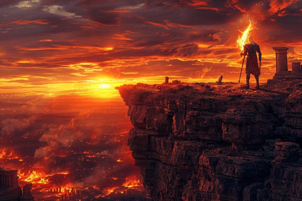 Burning Sword Death Sun : essai gratuit sur Steam inspiré par God of War