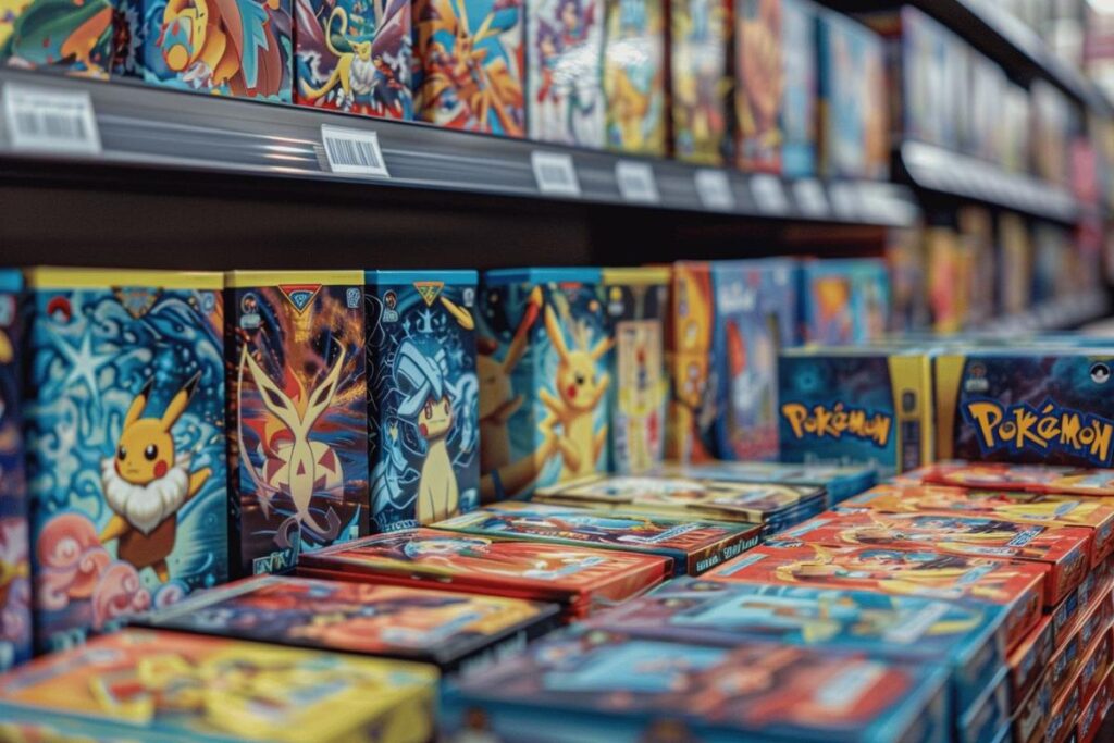 Réassort de produits Pokémon TCG sur Amazon : coffrets ETB Journey Together, lots de boosters Paldean Fates et ETB Shrouded Fable