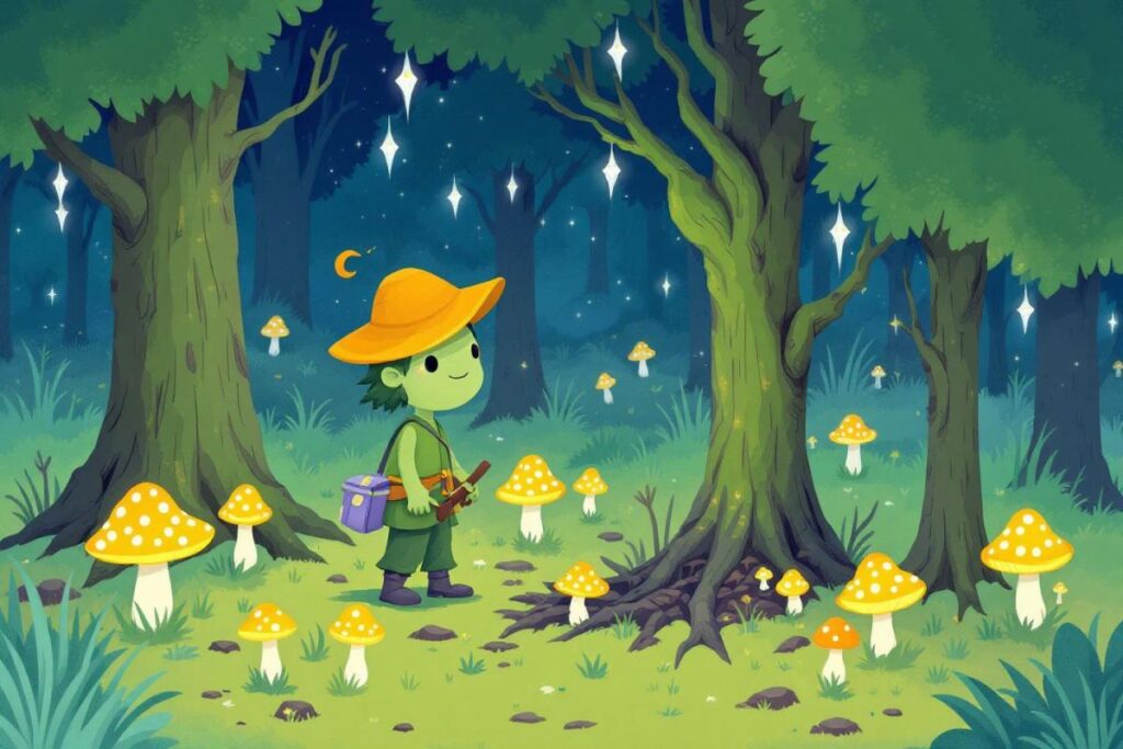 Stardew Valley : un mystérieux personnage coupe des arbres dans le jeu