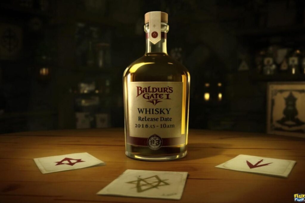 Le secret de Baldur's Gate 3 : une date de sortie cachée sur une bouteille de whisky depuis 5 ans