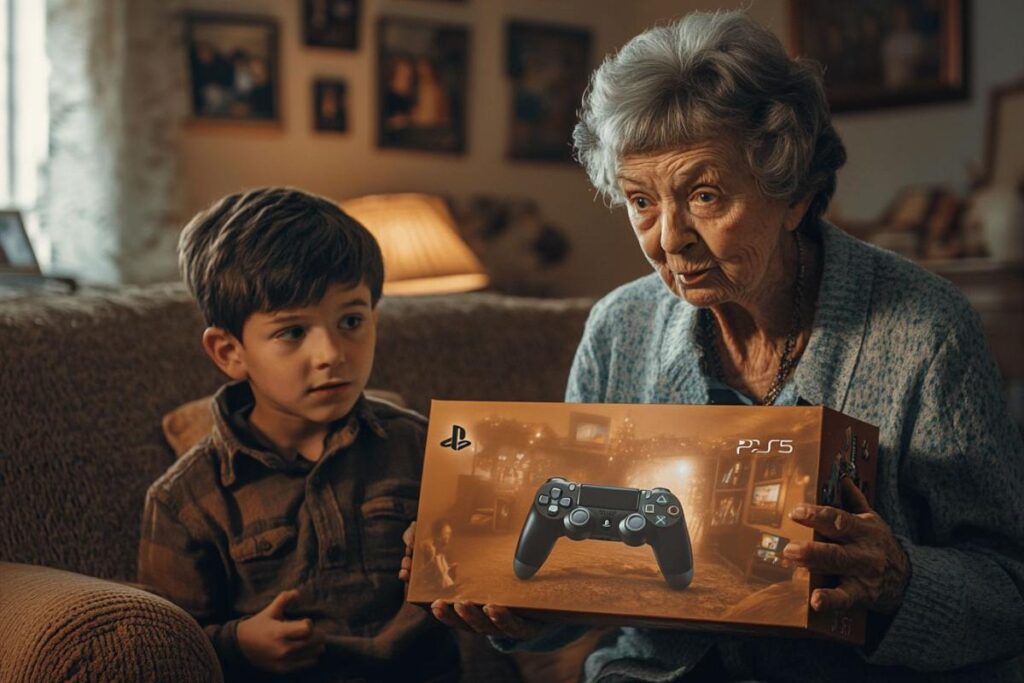 Grand-mère lui promet une PS5 mais la vérité va le choquer complètement