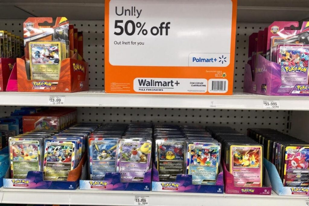Walmart+ offre des cartes Pokémon Prismatic Evolutions à -50%