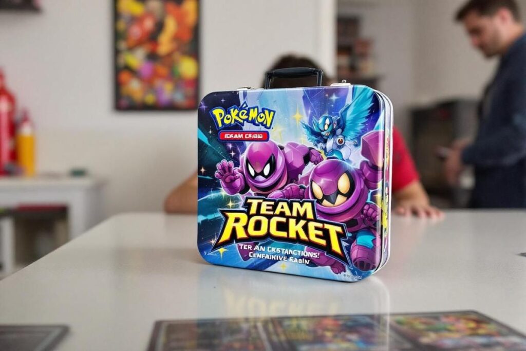 Pokémon TCG Destined Rivals Team Rocket Tin : offre exceptionnelle sous le prix du marché Amazon