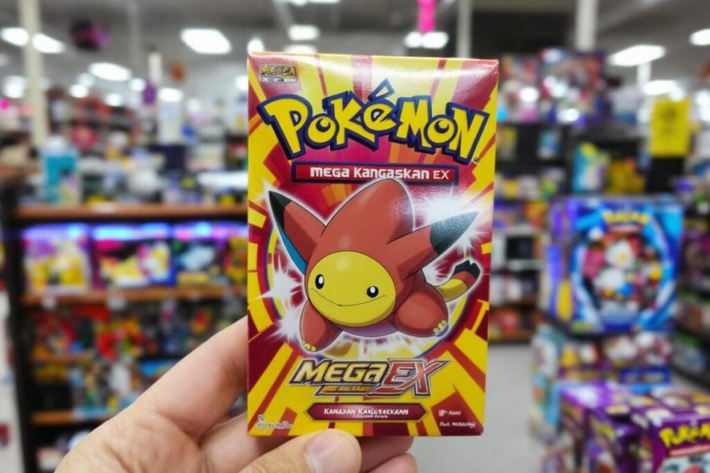 Meilleure offre Pokémon TCG : coffret Mega Kangaskhan ex 15$ moins cher chez Walmart vs Amazon