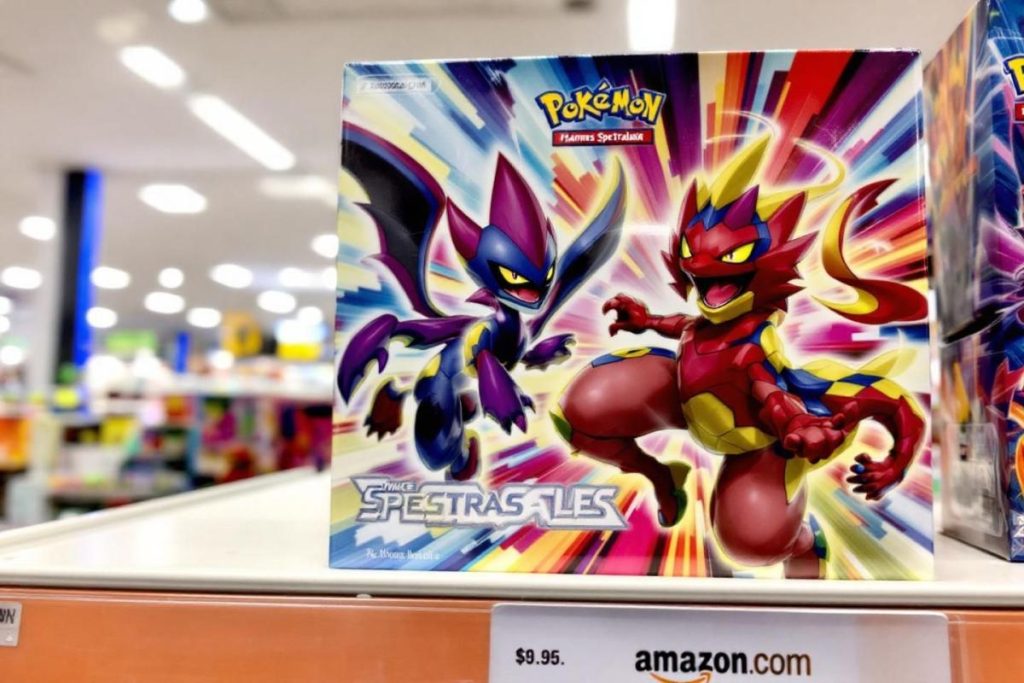 Meilleure offre Pokémon TCG : bundle booster Flammes Spectrales moins cher sur Amazon