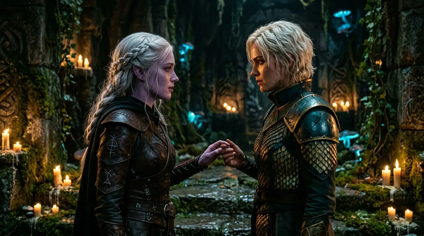 La romance Shadowheart et Lae'zel dans Baldur's Gate 3 : comment les auteurs l'ont rendue cohérente