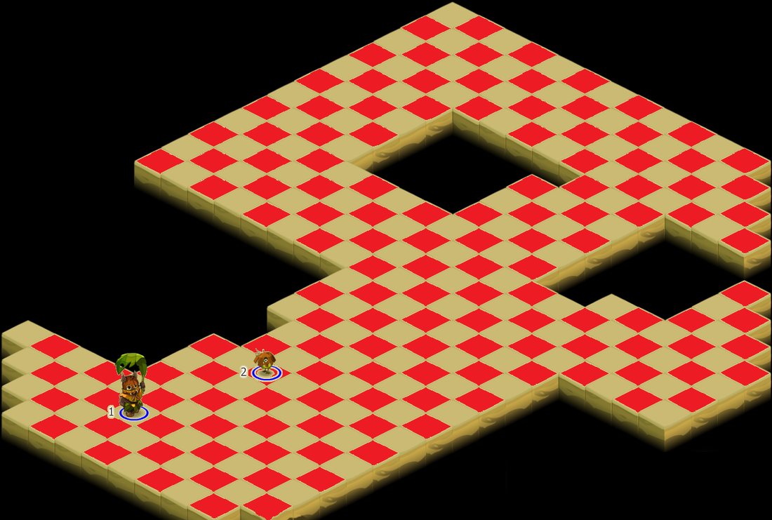 Zone du glyphe pair