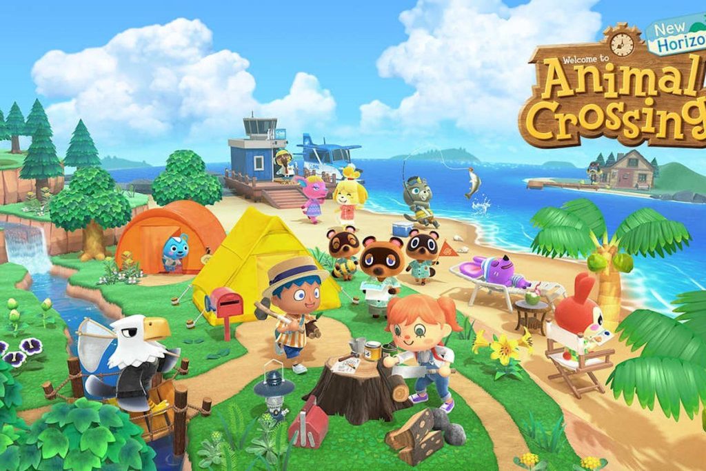 Illustration officielle du jeu Animal Crossing: New Horizons
