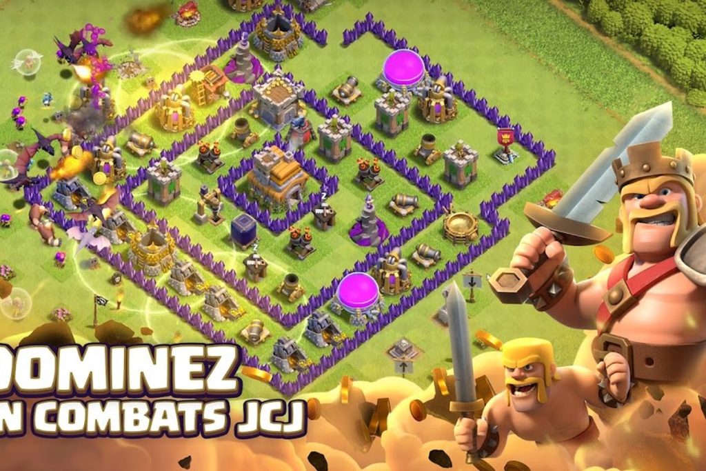 Illustration officielle du jeu Clash of Clans
