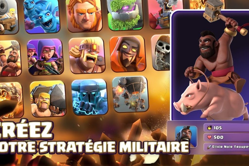 Illustration officielle du jeu Clash of Clans