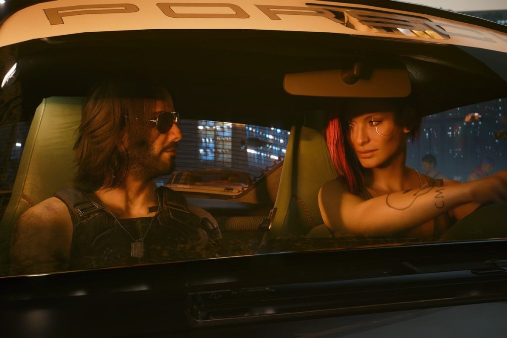 Illustration officielle du jeu Cyberpunk 2077