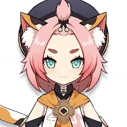 Portrait de Diona, barmaid de la Queue de Chat, dans Genshin Impact