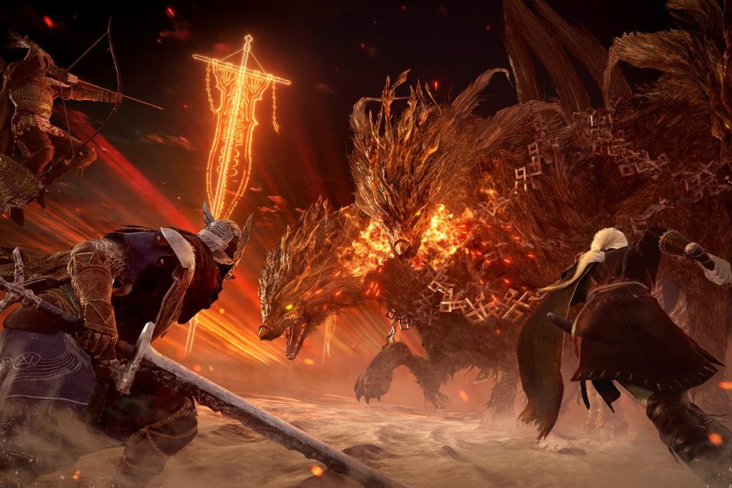 Illustration officielle du jeu Elden Ring Nightreign