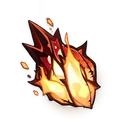Cœur de cendre, matériau pour monter Kujou Sara dans Genshin Impact