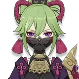 Kuki Shinobu, personnage compatible avec Tartaglia dans Genshin Impact