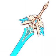 Lame de la Voûte d'Azur, épée 5 étoiles pour le build de Xingqiu dans Genshin Impact
