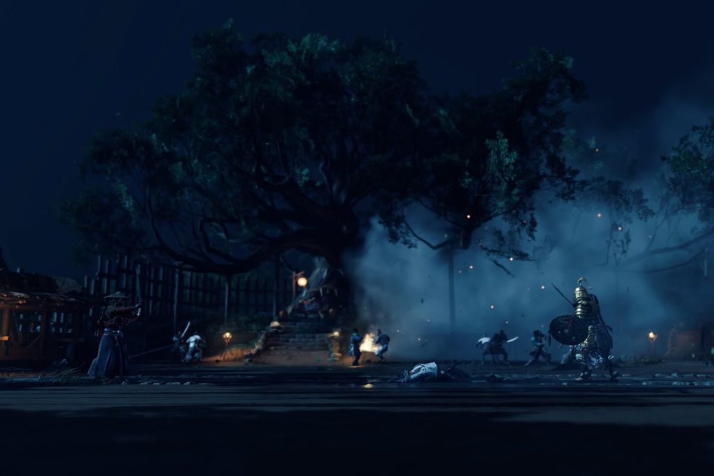 Illustration officielle du jeu Ghost of Tsushima