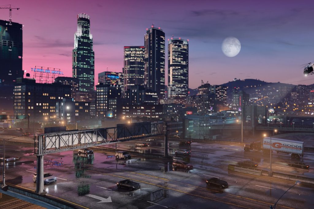 Illustration officielle du jeu Grand Theft Auto V