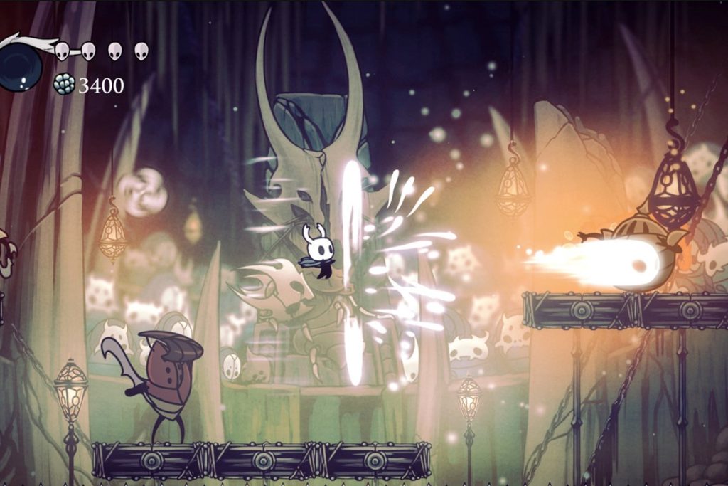Illustration officielle du jeu Hollow Knight