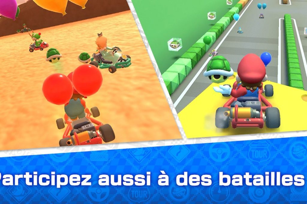 Illustration officielle du jeu Mario Kart