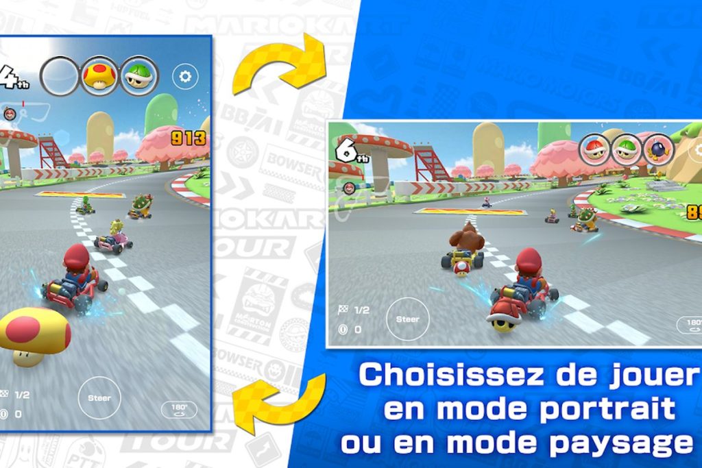 Illustration officielle du jeu Mario Kart