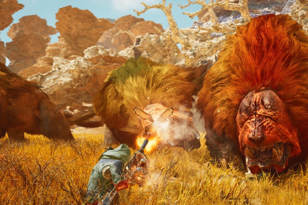 Illustration officielle du jeu Monster Hunter