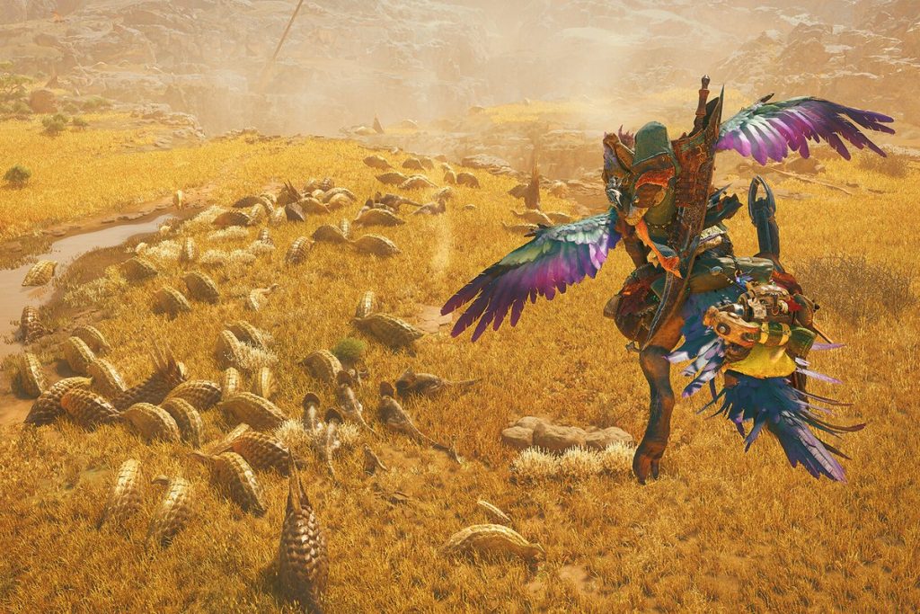 Illustration officielle du jeu Monster Hunter