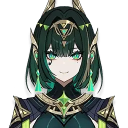 Portrait de Nefer, cheffe du Curatorium des Secrets, dans Genshin Impact