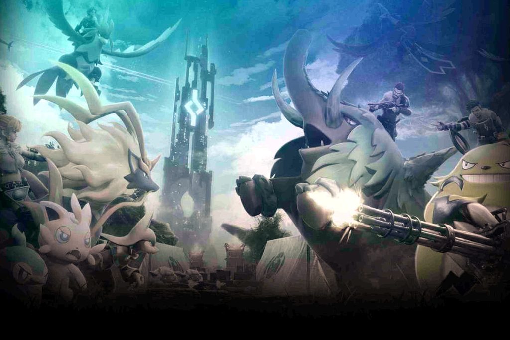 Illustration officielle du jeu Palworld