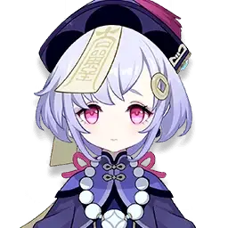 Portrait de Qiqi, apprentie du Cottage Bubu, dans Genshin Impact