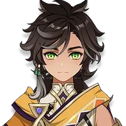 Portrait de Sethos, archer Électro du Temple du silence, dans Genshin Impact