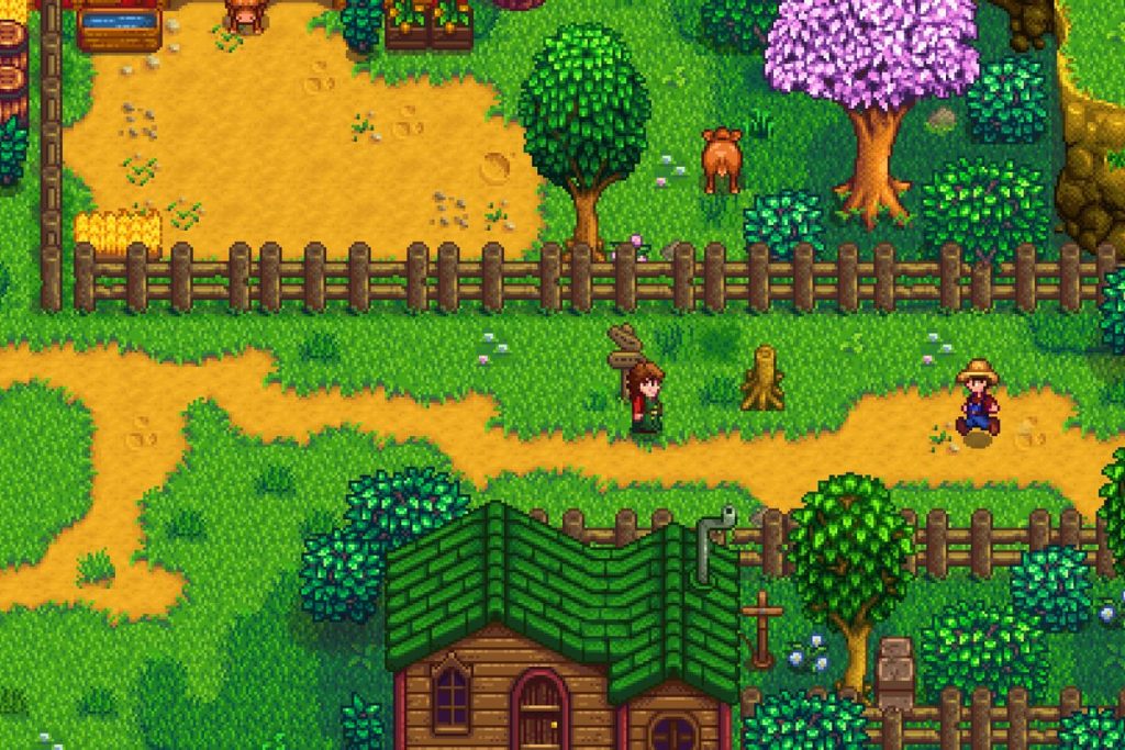 Illustration officielle du jeu Stardew Valley