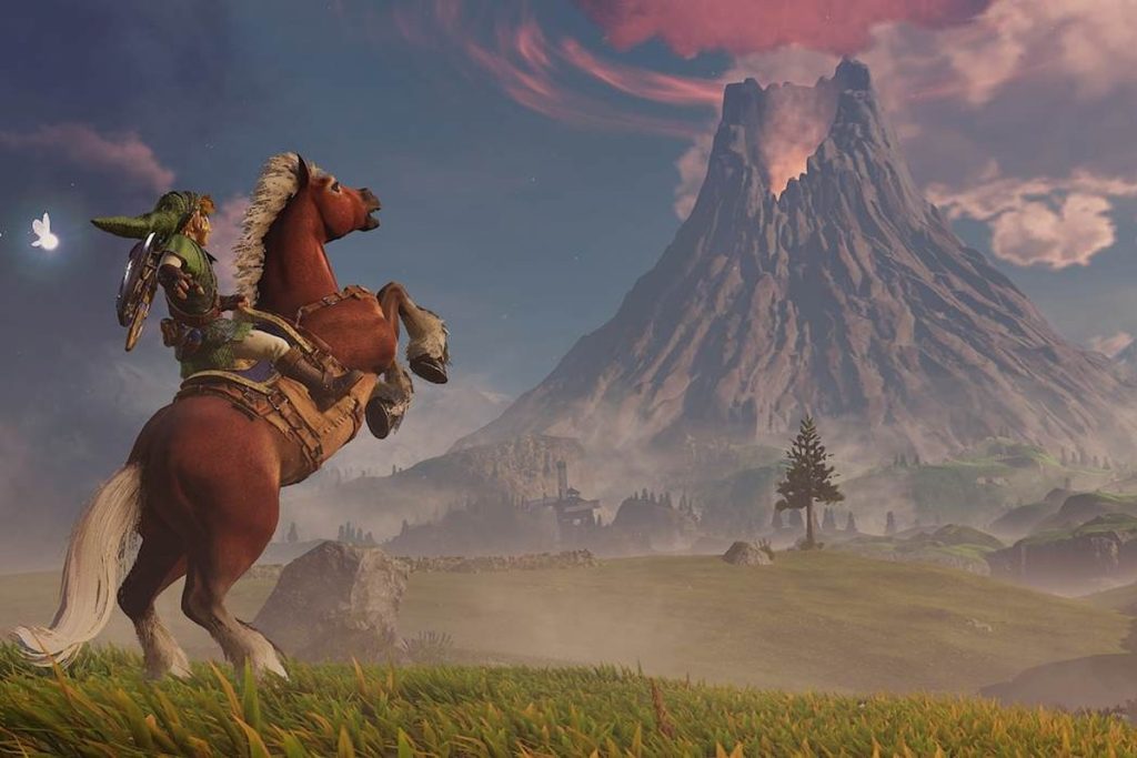 Illustration officielle du jeu The Legend of Zelda: Ocarina of Time