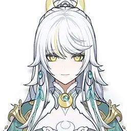 Portrait de Zibai, Adepte cheval blanc de Liyue, dans Genshin Impact