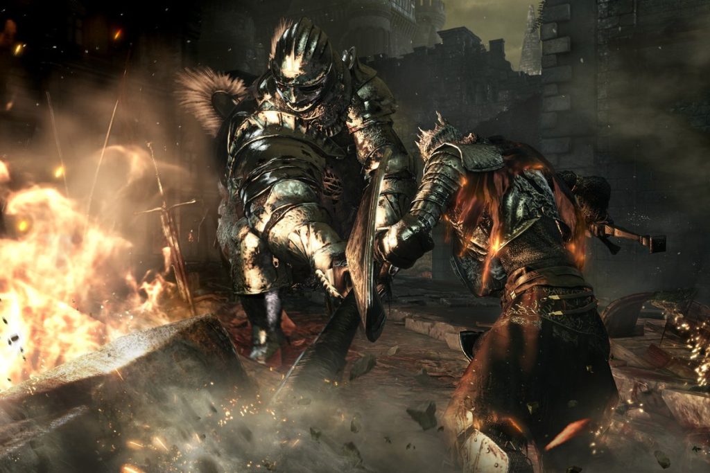 Illustration officielle du jeu Dark Souls