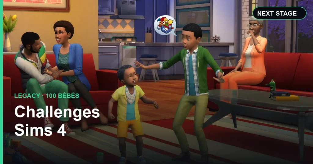 Challenges Sims 4 : Legacy, 100 bébés et les autres défis à tenter