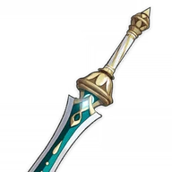 Clair de lune de Xiphos, épée 4 étoiles pour le build de Kaedehara Kazuha dans Genshin Impact
