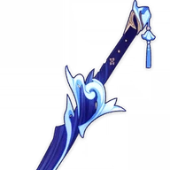 Lune ondulante de Futsu, épée 5 étoiles pour le build de Skirk dans Genshin Impact