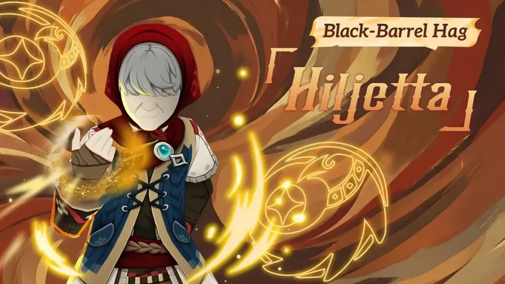 Hiljetta, la Matrone à canon noir (Black-Barrel Hag), légende locale de Nod-Krai dans Genshin Impact