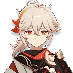 Portrait de Kaedehara Kazuha, samouraï errant d'Inazuma, dans Genshin Impact