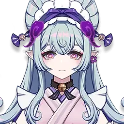 Portrait de Yumemizuki Mizuki, psychoclinicienne des bains Aisa, dans Genshin Impact