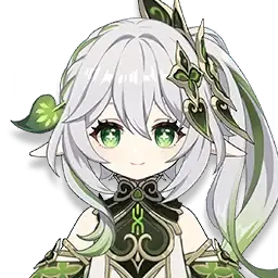 Portrait de Nahida, Archon Dendro de Sumeru, dans Genshin Impact
