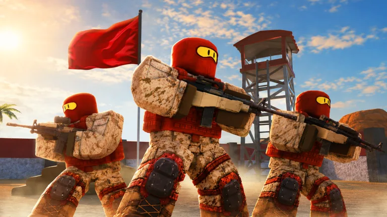 Roblox Military Tycoon : visuel officiel du jeu