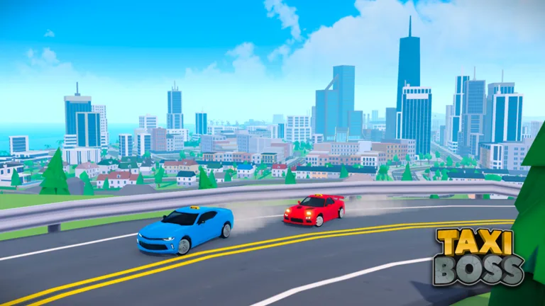 Roblox Taxi Boss : visuel officiel du jeu