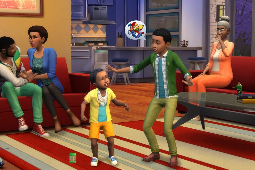 Illustration officielle du jeu The Sims 4